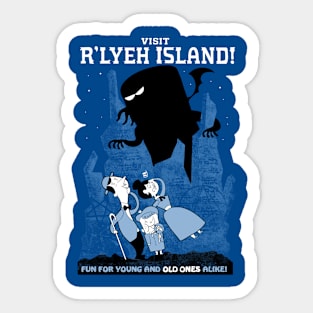 Visit R'lyeh Island Sticker